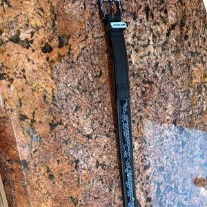 Michael Kors Black Sequin Belt